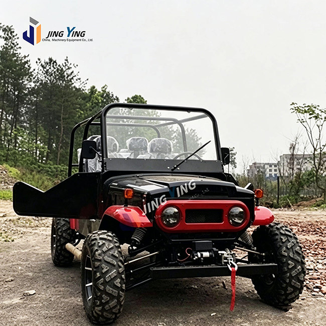 J002-China Manufacture New Popular 250cc 350cc Off-Road Vehicle Quad Ricycle 4x4 Mini Jeep for Sale Four Wheeler Buggy Jeep for Adult