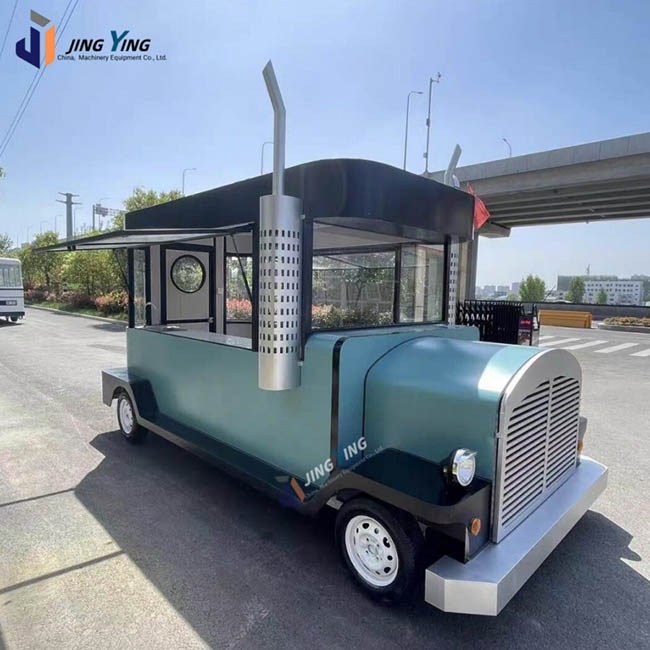 FT010-Fully Equipped Mobile Food Truck Professional Street Food Trailer for Coffee Pizza Burger Catering Cart Sale