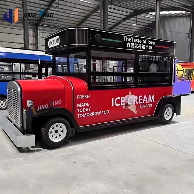 FT010-Fully Equipped Mobile Food Truck Professional Street Food Trailer for Coffee Pizza Burger Catering Cart Sale