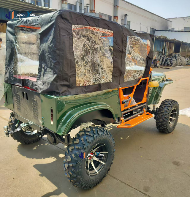 OEM Available 4 Seat Golf Cart with Canopy for Golf Courses Campgrounds and Resorts