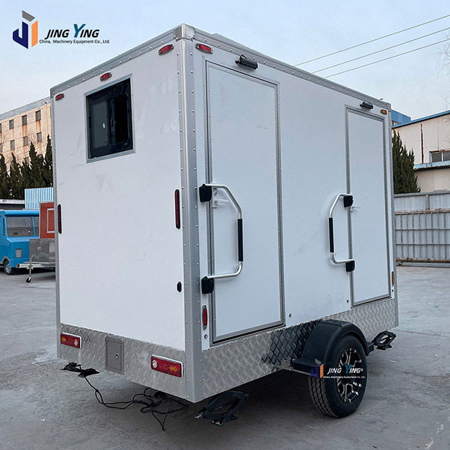 TT005-Mobile Outdoor Luxury Portable Bathrooms Trailer Portable Restrooms Trailer Camping caravan Toilet Manufacturers for Sale