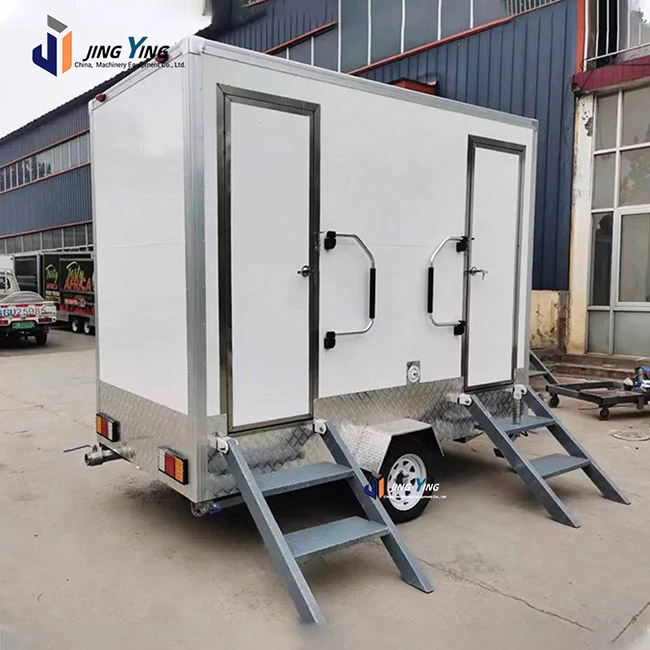 TT005-Mobile Outdoor Luxury Portable Bathrooms Trailer Portable Restrooms Trailer Camping caravan Toilet Manufacturers for Sale