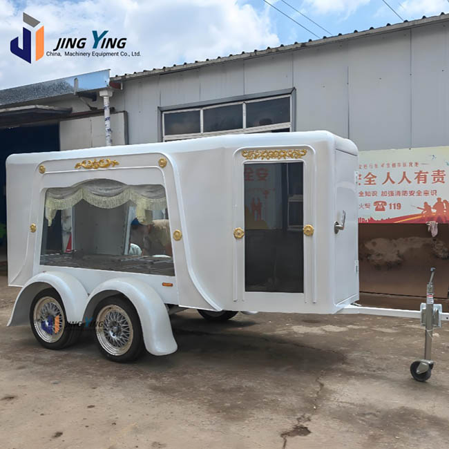 FH006-High Performance Trailer Hearse Hearse Royal Funeral Carriage Luxury Ornate Design Funeral Procession Vehicle Sale