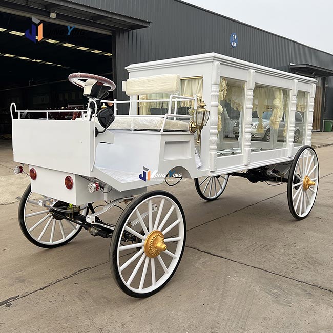 FH012-Electric Funeral Carriage Electric Hearse Manufacturer Luxury Electric Funeral Vehicle for Funeral Service