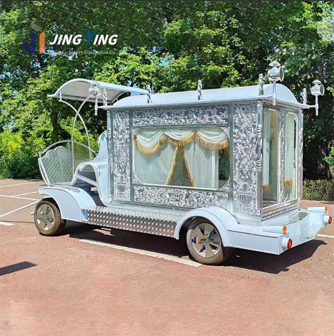 FH018-The Most Popular Flower Decorated Hearse Cars Handmade Hearse Vehicle Electric/Horse-drawn Funeral Van on Sale