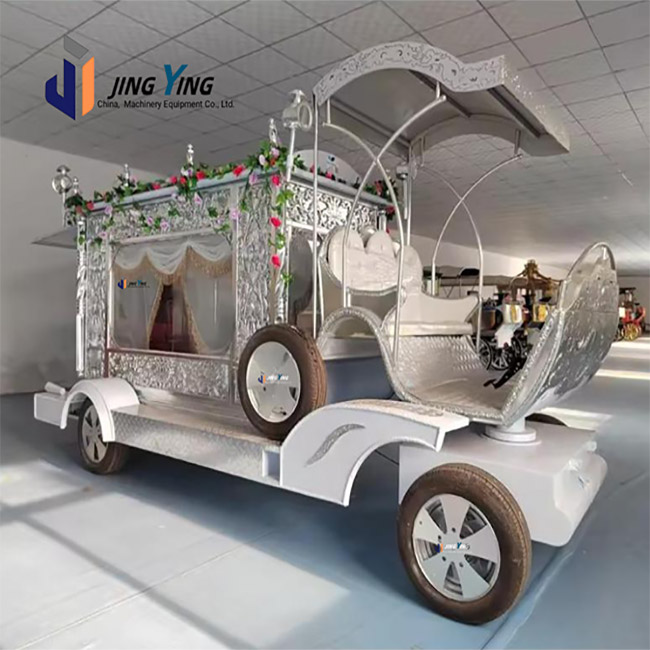 FH018-The Most Popular Flower Decorated Hearse Cars Handmade Hearse Vehicle Electric/Horse-drawn Funeral Van on Sale