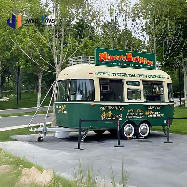 FT012-Factory Direct Sale Mobile Food Truck Fully Equipped Street Food Trailer for Coffee BBQ Hot Dog Catering Cart