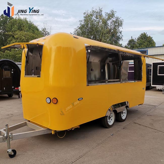 FT012-Factory Direct Sale Mobile Food Truck Fully Equipped Street Food Trailer for Coffee BBQ Hot Dog Catering Cart