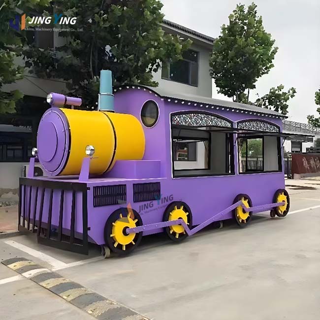 FT018-Locomotive Design Food Trucks For Schools and Amusement Parks Schools and amusement parks offer delicious options