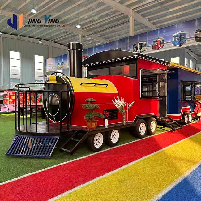FT018-Locomotive Design Food Trucks For Schools and Amusement Parks Schools and amusement parks offer delicious options