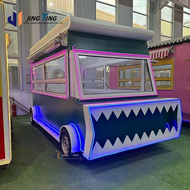 FT022-Hot sale Outdoor Commercial Mobile Electric Powered Coffee Ice Cream Beverage Food Truck with Full Kitchen Equipment
