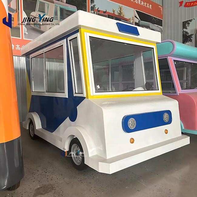 FT022-Hot sale Outdoor Commercial Mobile Electric Powered Coffee Ice Cream Beverage Food Truck with Full Kitchen Equipment