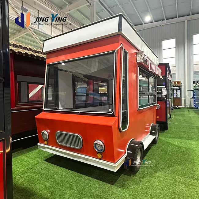 FT022-Hot sale Outdoor Commercial Mobile Electric Powered Coffee Ice Cream Beverage Food Truck with Full Kitchen Equipment