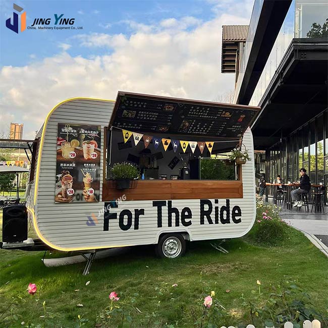 FT007-Wholesale Price Mobile Food Truck Fully Equipped Street Food Trailer for BBQ Coffee Taco Mobile Kitchen Cart