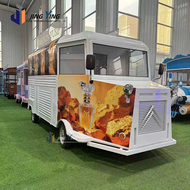 FT009- Citroën Mobile Food Truck Fully Equipped Street Food Trailer for Coffee BBQ Hot Dog Mobile Kitchen