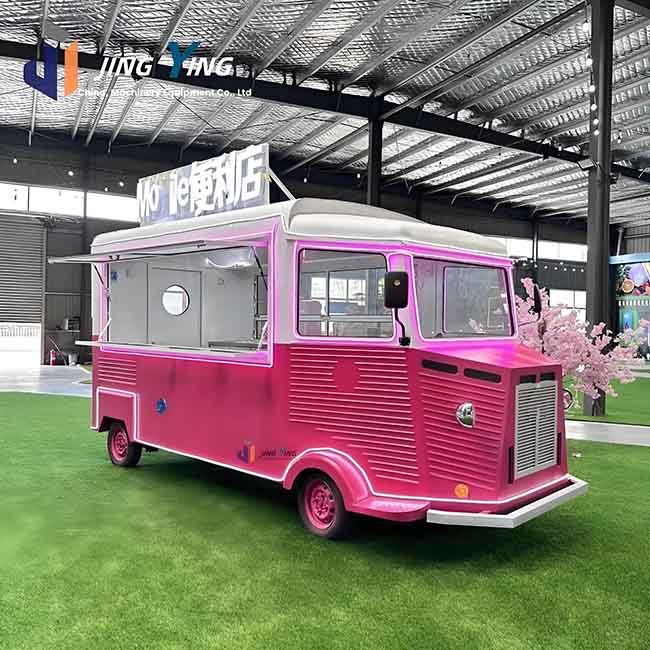 FT009- Citroën Mobile Food Truck Fully Equipped Street Food Trailer for Coffee BBQ Hot Dog Mobile Kitchen