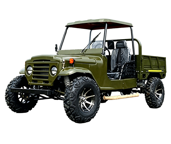 J003-China Made All Terrain Four-wheel Jeep Pickup Truck/Off-Road Wholesale 4×4 350cc Mini Willys Jeep/Pickup Truck Spot Goods