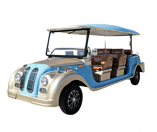 ESB03-Commercial 14 Seat Electric Vintage Classic Sightseeing Car Retro Tourist Shuttle for Sale