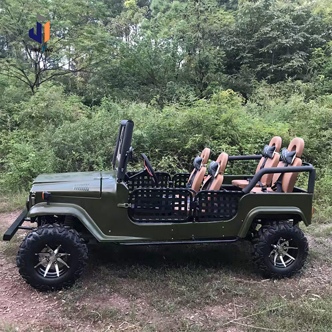 China Manufacture New Popular 250cc 350cc Off-Road Vehicle Quad Ricycle 4×4 Mini Jeep for Sale Four Wheeler Buggy Jeep for Adult