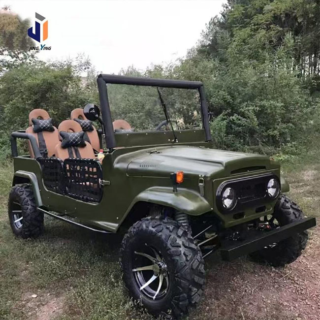 China Manufacture New Popular 250cc 350cc Off-Road Vehicle Quad Ricycle 4x4 Mini Jeep for Sale Four Wheeler Buggy Jeep for Adult