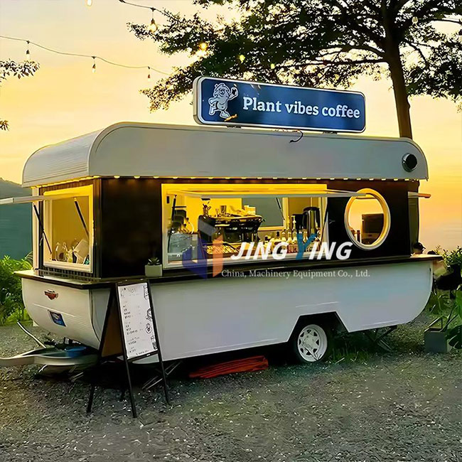FT003-Customized Food Truck Mobile Cocktail Coffee Juice bar Trailer Ice Cream Bakery Pizza Burger Food Trailer with Full Kitchen