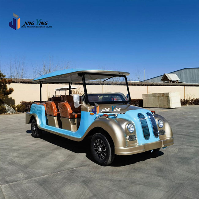 ESB03-Commercial 14 Seat Electric Vintage Classic Sightseeing Car Retro Tourist Shuttle for Sale