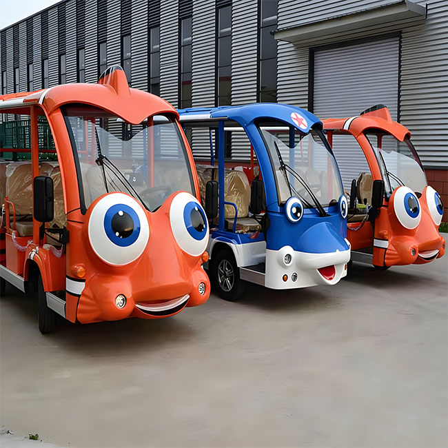 CB01-Factory Direct Cute Cartoon Bus for Amusement Park Scenic Area Sightseeing Use