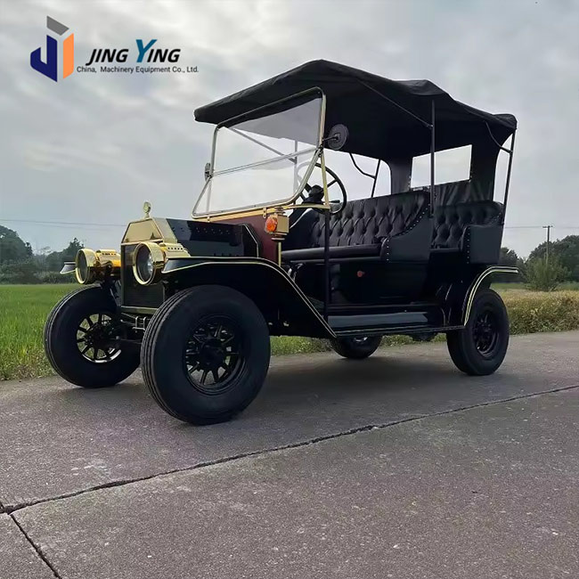 SCC001-New Retro Vintage Electric Sightseeing Pickup Truck-Classic Style 48V 150A Battery 60 Km/h 500KG Load Capacity Q235B Steel