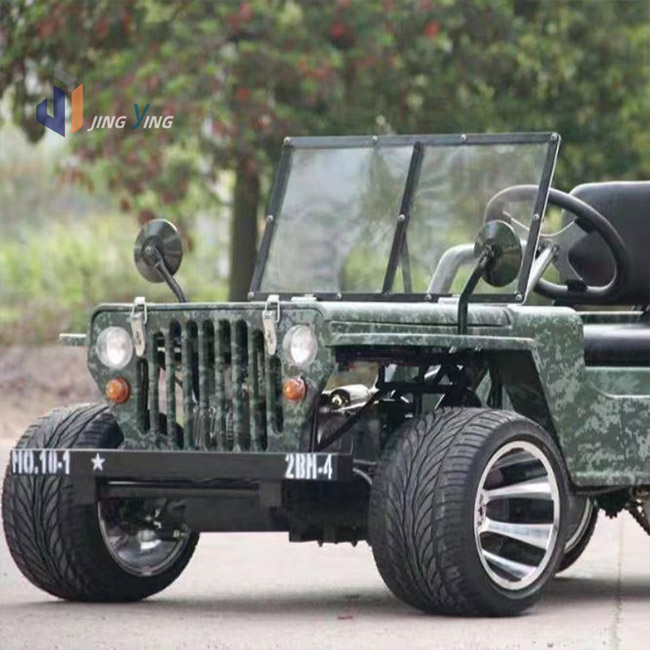 J004-All Terrain 4-Seater Personal Fuel Vehicle 4x4 Jeep Off-Road Car with 4 Wheels Made in China