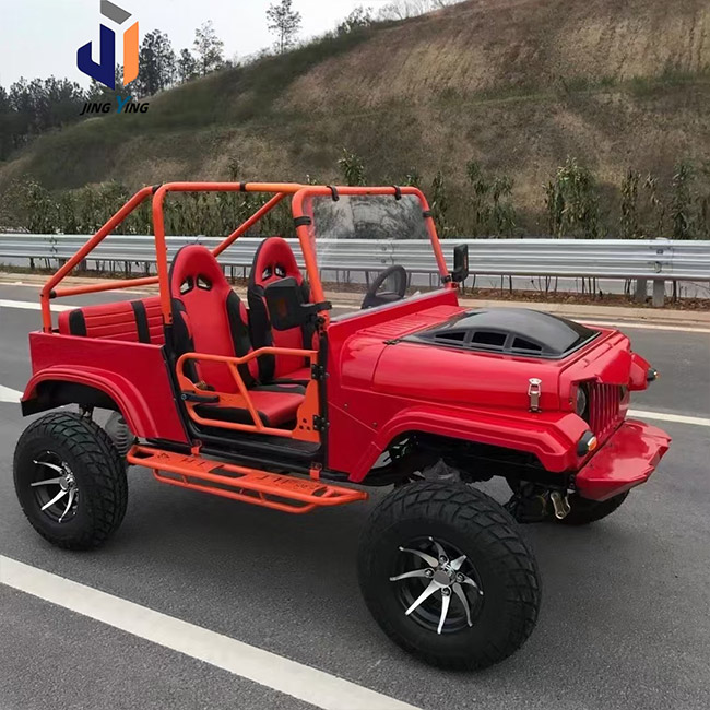 J006-350cc New Model Mini Jeep Kids Adult UTU All Terrain Utility Vehicle Electric Gasoline 4 Sale Dedicated Mini Jeep Transport