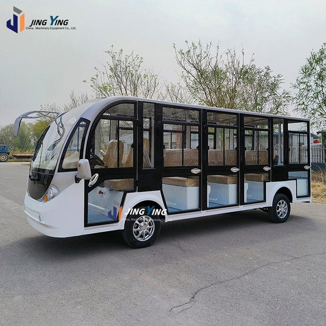 ESB04-New Model Battery Powered 8 Seat 14 Seater Passenger City Vehicle Tourist Shuttle Bus Electric Mini Sightseeing Car
