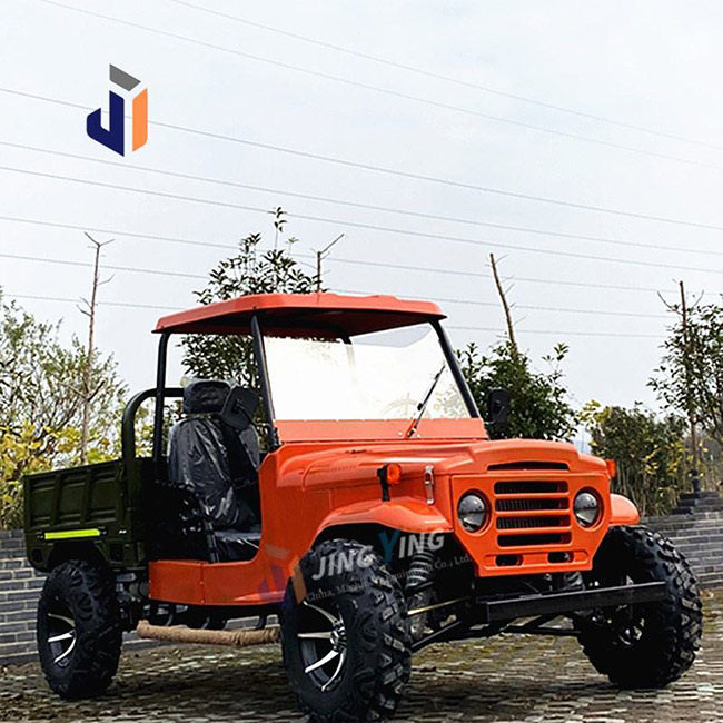 J003-China Made All Terrain Four-wheel Jeep Pickup Truck/Off-Road Wholesale 4x4 350cc Mini Willys Jeep/Pickup Truck Spot Goods