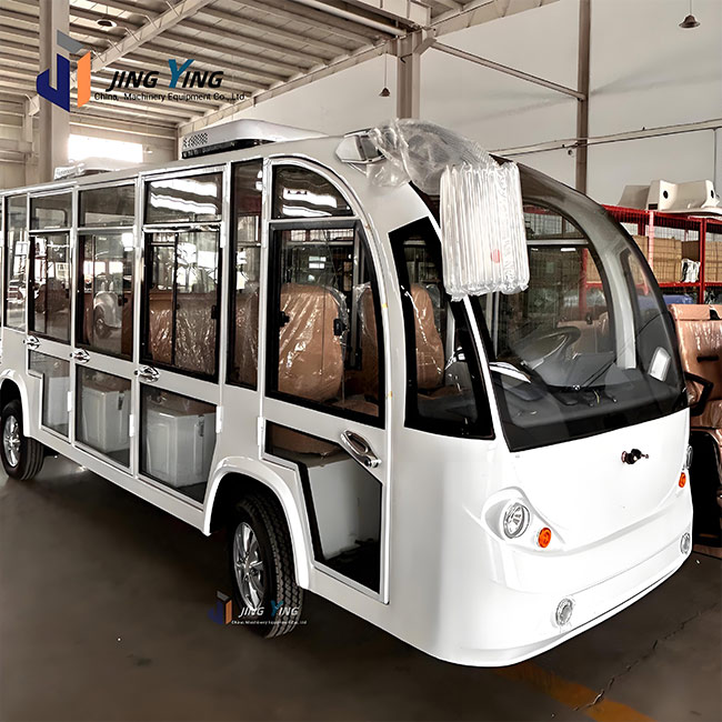 ESB04-New Model Battery Powered 8 Seat 14 Seater Passenger City Vehicle Tourist Shuttle Bus Electric Mini Sightseeing Car