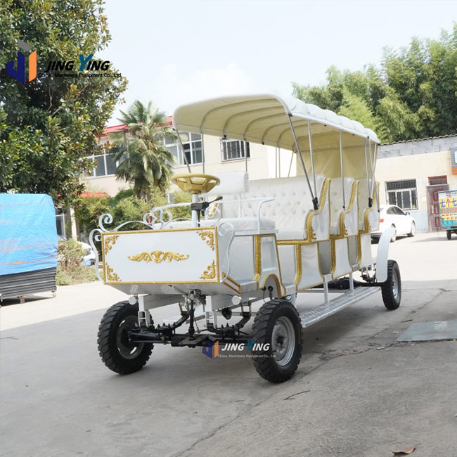 HC001-Sightseeing Tourist Horse Drawn European Horse Carts Wagon Carriage Wedding Electric Horse Carriage Horse Carts for Sale