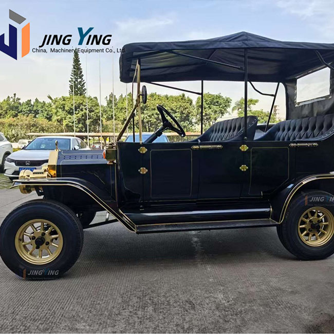 SCC001-New Retro Vintage Electric Sightseeing Pickup Truck-Classic Style 48V 150A Battery 60 Km/h 500KG Load Capacity Q235B Steel