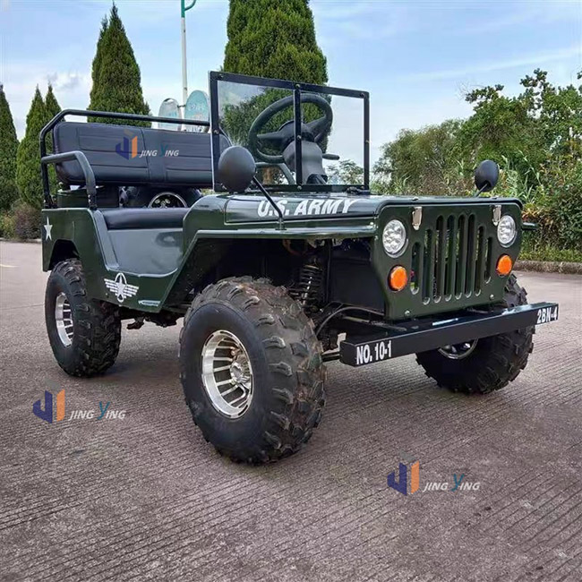 J004-All Terrain 4-Seater Personal Fuel Vehicle 4x4 Jeep Off-Road Car with 4 Wheels Made in China