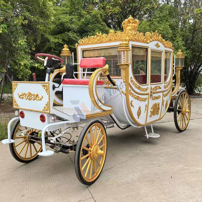 HC006-Luxury Royal Horse Drawn Carriage for Wedding Events and Tourist Sightseeing High Quality Custom Carriage Manufacturer